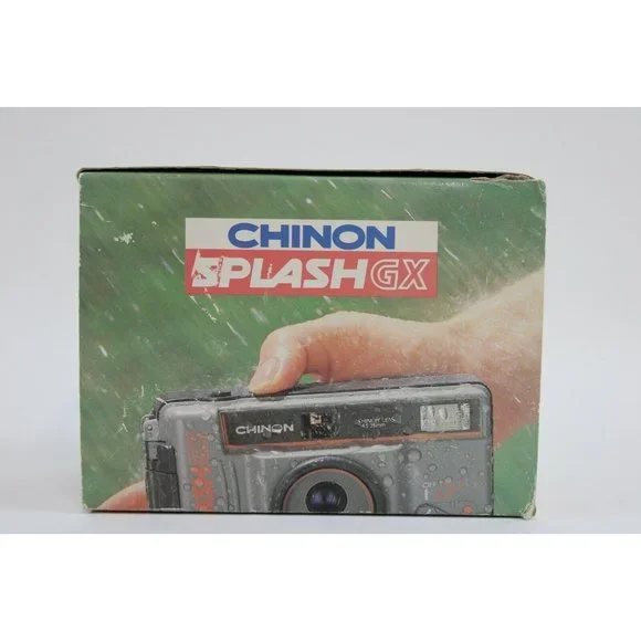 New Chinon Splash GX AF Gray Point & Shoot Weather Proof 35mm Film